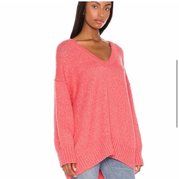 Free People Brookside Tunic in Pink Lightning O1 - Picture 3 of 15